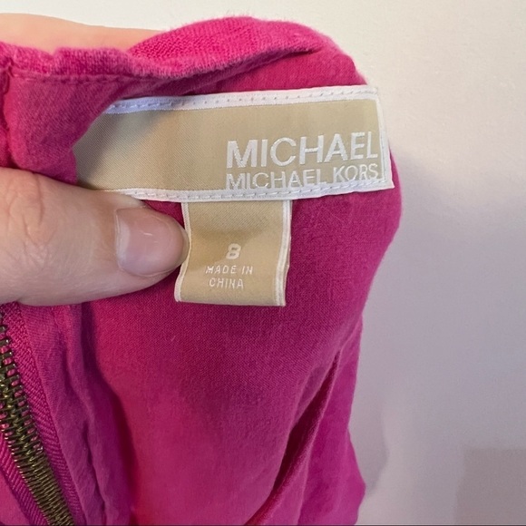 Michael Michael Kors Pink Fit & Flare Dress - Picture 3 of 4